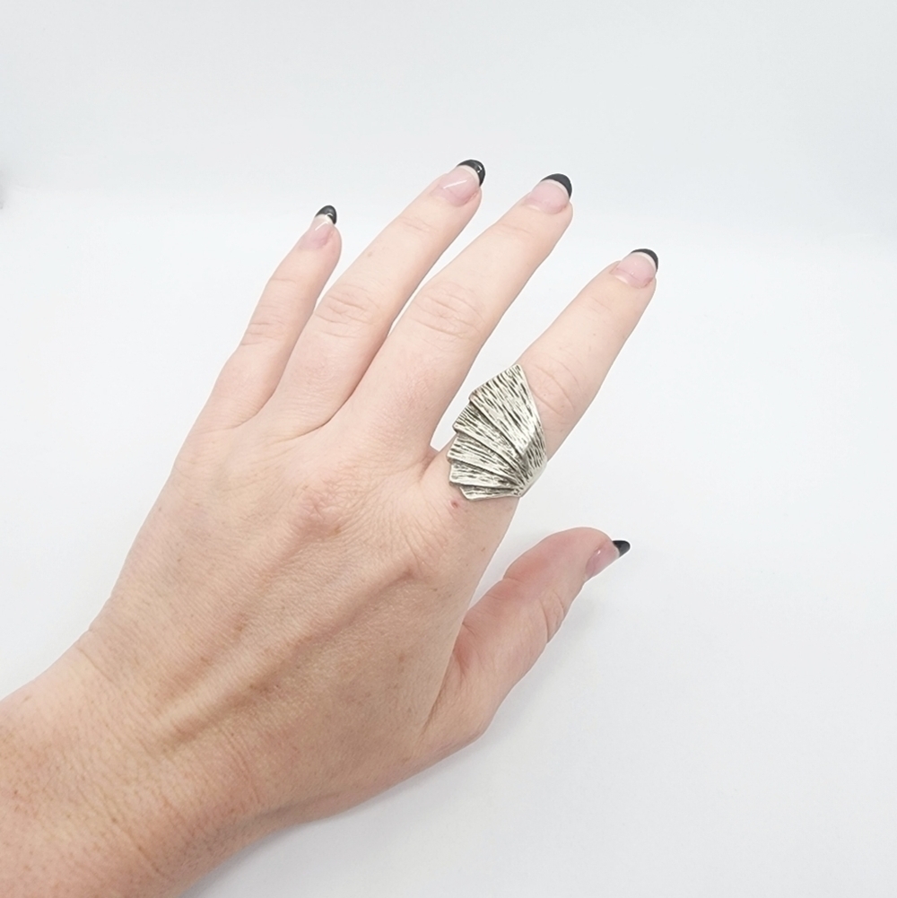 Metal Statement Adjustable Handmade Ring